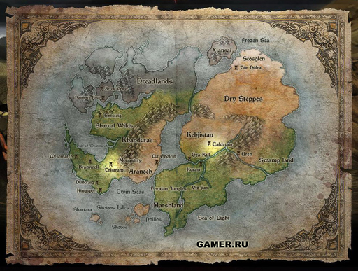 Diablo III - Карта мира Diablo 3