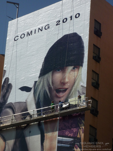 Final Fantasy XIII - Гигантские рекламные постеры Final Fantasy XIII