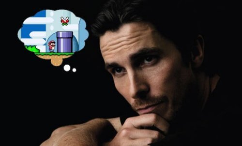 Обо всем - Кристиан Бейл любит Super Mario
