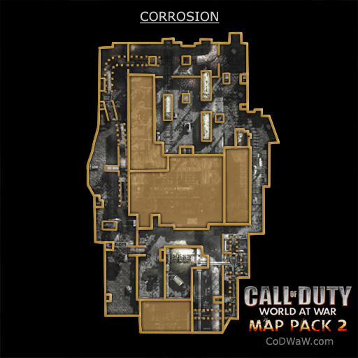 Call of Duty: World at War - Map Pack 2. Схемы будущих карт