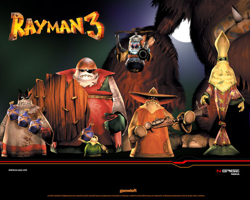 Rayman 3: Hoodlum Havoc - Немного обоек