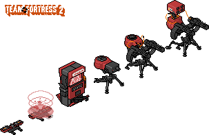 Team Fortress 2 - Пиксель версия персонажей TF2