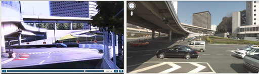 Gran Turismo 5 - Сравнение реальных локаций в Токио с Токио в GT5