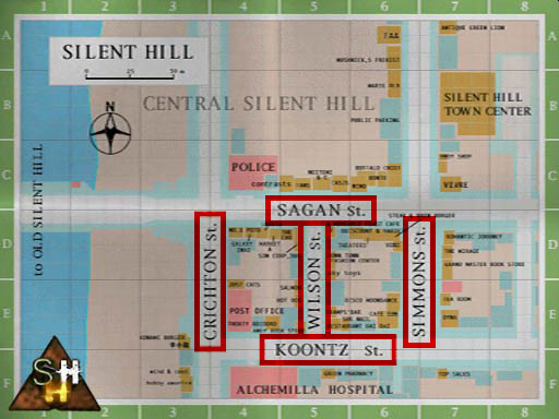 Silent Hill - Улицы Silent Hill - смысл названий