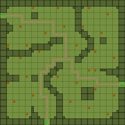 WAR.RU - Карты локаций: Сады Тилла