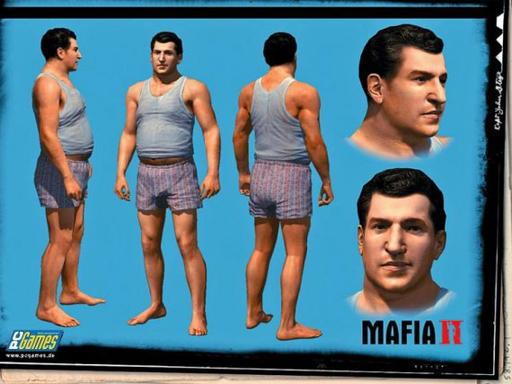 Mafia II - Персонажи Mafia II в 3D