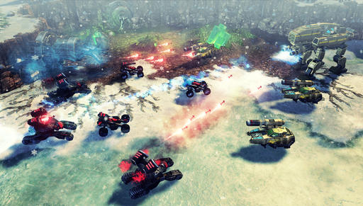 Command & Conquer 4: Эпилог - Скриншоты Command & Conquer 4: зимняя карта