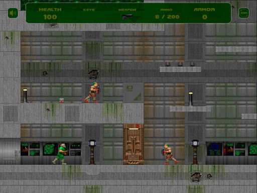 Doom II - Игры на флэше - Doom Triple Pack и Flash-DooM 2D