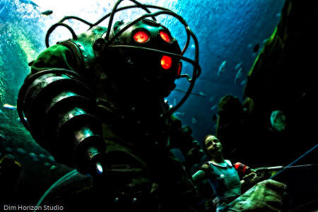 BioShock 2 - Косплей в аквариуме