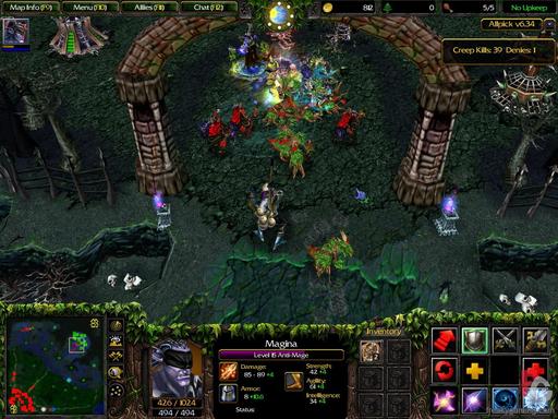 Warcraft III: The Frozen Throne - DotA - Записи геймера #1