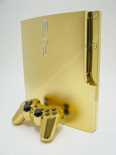 Золотая PS3 Slim всего за 4.999$
