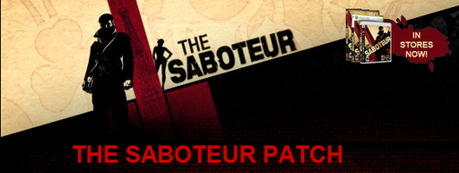 the saboteur map bug patch