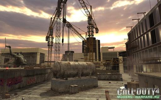 Call of Duty 4: Modern Warfare - Карта Highrise из MW2 для Cod4 