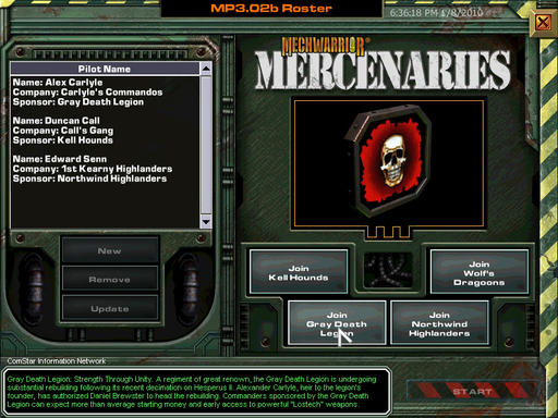 MechWarrior 4: Mercenaries - Обзор игры