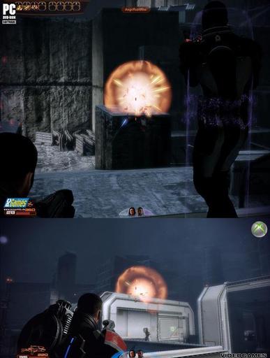Mass Effect 2 - Mass Effect 2: Еще одно сравнение графики и интерфейса PC и Xbox 360     