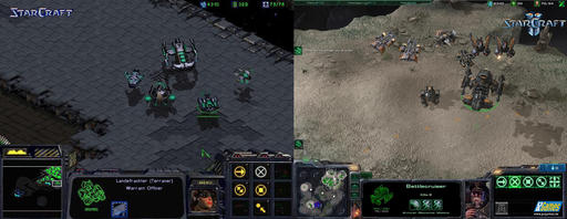 StarCraft II: Wings of Liberty - StarСraft VS StarСraft II сравнение графики!