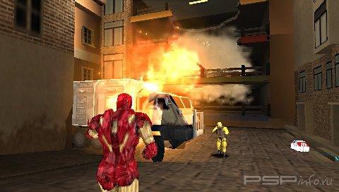 Новости - Первые скриншоты PSP-версии Iron Man 2