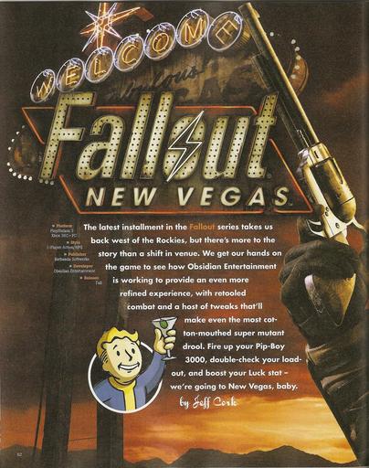 Fallout: New Vegas - Сканы Fallout: New Vegas