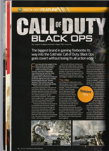 Call of Duty: Black Ops - Сканы Call of Duty: Black Ops
