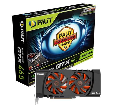 Игровое железо - Видеокарта Palit GeForce GTX 465 Dual Fan