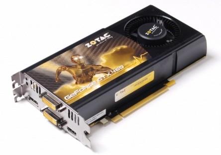 Zotac выпускает две видеокарты GeForce GTX 460