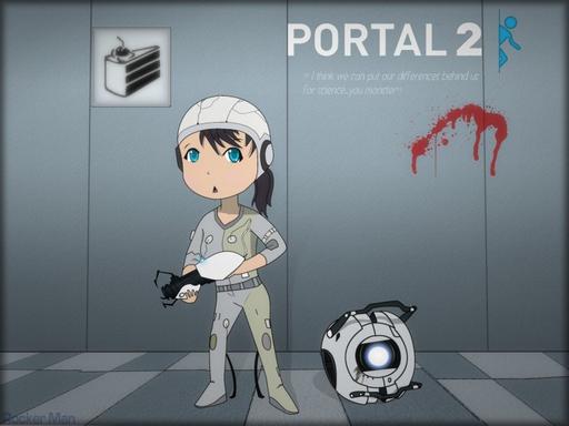Portal 2 - Забавный арт Portal 2(Обновлено)