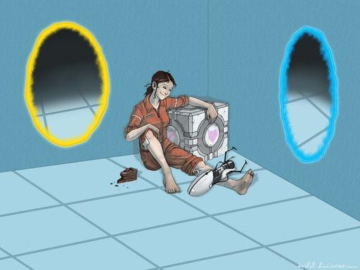 Portal 2 - Забавный арт Portal 2(Обновлено)