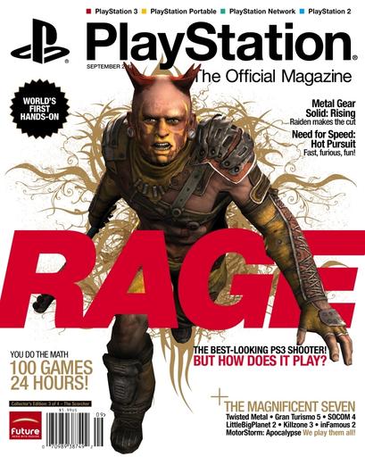 Rage (2011) - PlayStation: The Official Magazine: Мульти-обложка Rage