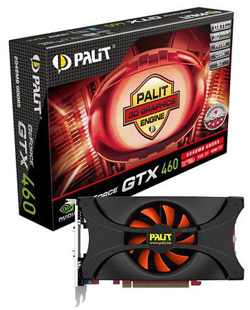 Видеокарта Palit GTX460 Sonic 2GB