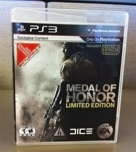 Medal of Honor (2010) - А вот и реальная упаковка версии MoH для PS3