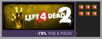 Left 4 Dead 2 -  Steam Pre-Holiday Sale - Left 4 Dead 2 6-pack\ L4D2 за 130р!