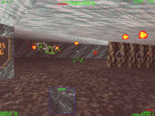Descent 2 - Скрины игрового процесс оригинальной версии