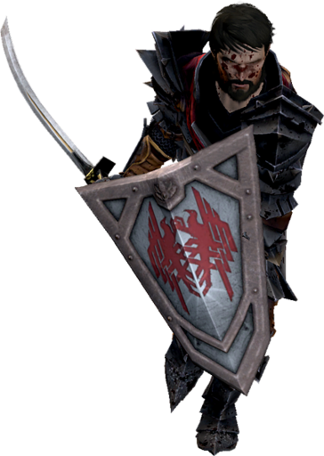 Dragon Age II - Dragon Age 2 Воин с мечом и щитом