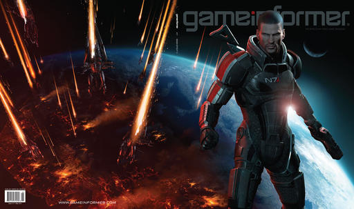 Mass Effect 3 - Mass Effect 3 на обложке Game Informer