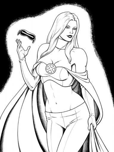 Marvel: Ultimate Alliance - Эмма Фрост (Белая Королева). Краткая биография и арт