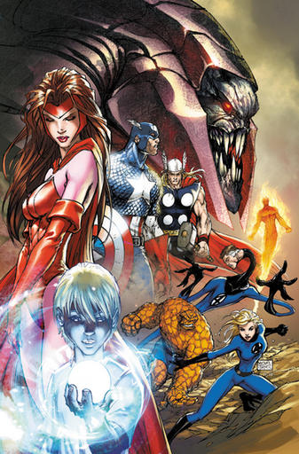 Marvel: Ultimate Alliance - Краткая биография Алой Ведьмы и арт