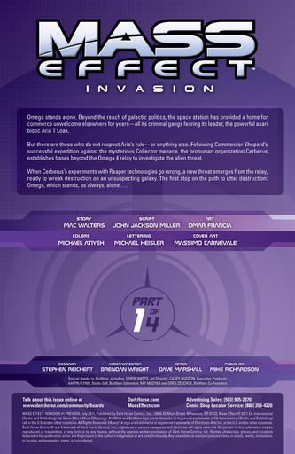 Mass Effect 3 - 9 страниц нового комикса Invasion + бонус 