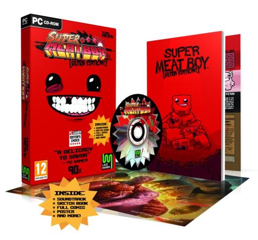 Super Meat Boy - Детали Super Meat Boy Ultra Rare Edition
