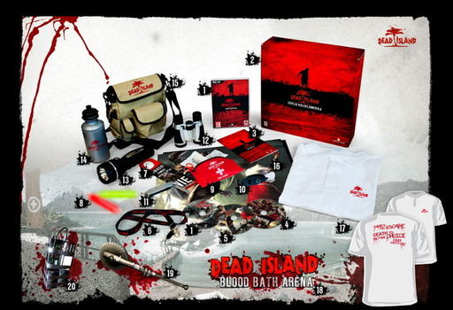 Dead Island - Содержимое Dead Island Collector Edition Survival Kit