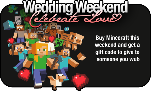 Minecraft - "Свадебный уикенд" - две копии по цене одной!
