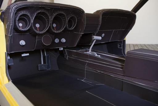 Обо всем - Полноразмерная бумажная модель автомобиля «Форд Мустанг 1969»