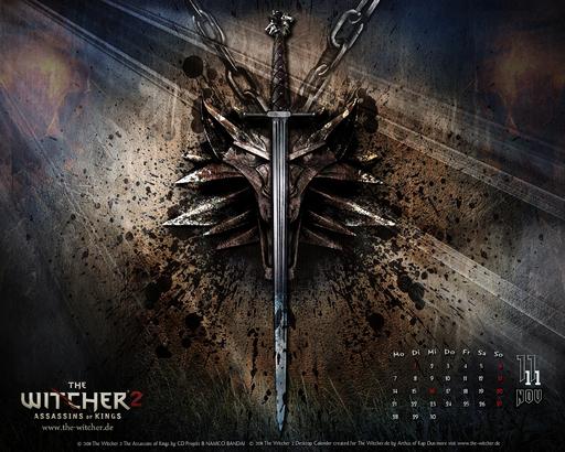 Ведьмак 2: Убийцы королей - Календарь на ноябрь от the-witcher.de