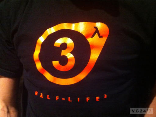 Обо всем - Футболка Half-Life 3 на сотруднике Valve. Намёк?