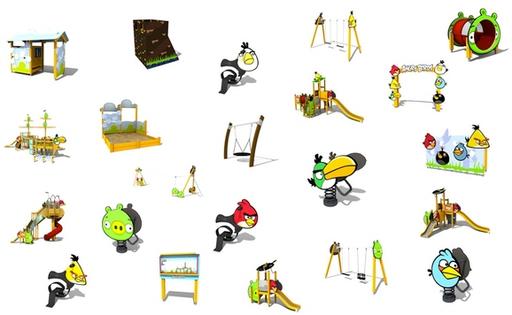 Новости - Rovio договорилась о выпуске тематических детских площадок Angry Birds