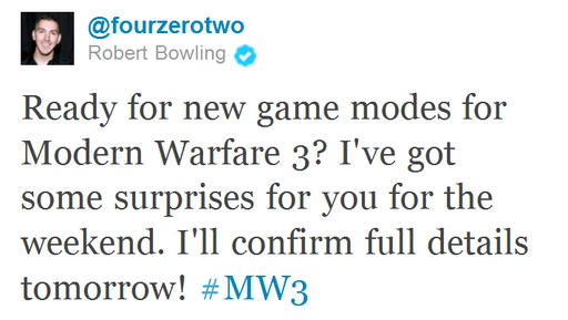 Call Of Duty: Modern Warfare 3 - Подробности новых режимов завтра