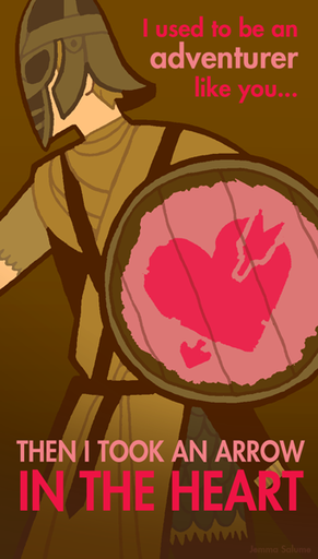 Elder Scrolls V: Skyrim, The - Карты на День Святого Валентина (Добавил еще пару)