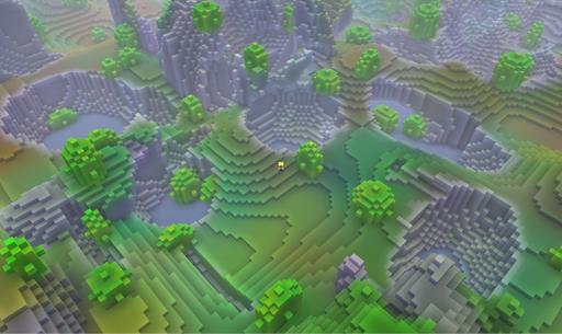 Cube World - Вид от третьего лица + Мультиплеер