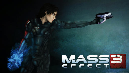 Mass Effect 3 - Госпожа Шепард. Фанарт