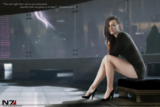 Mass Effect 3 - Миранда Лоусон. Фанарт