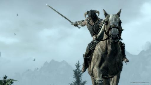 Elder Scrolls V: Skyrim, The - Конный бой в обновлении 1.6 